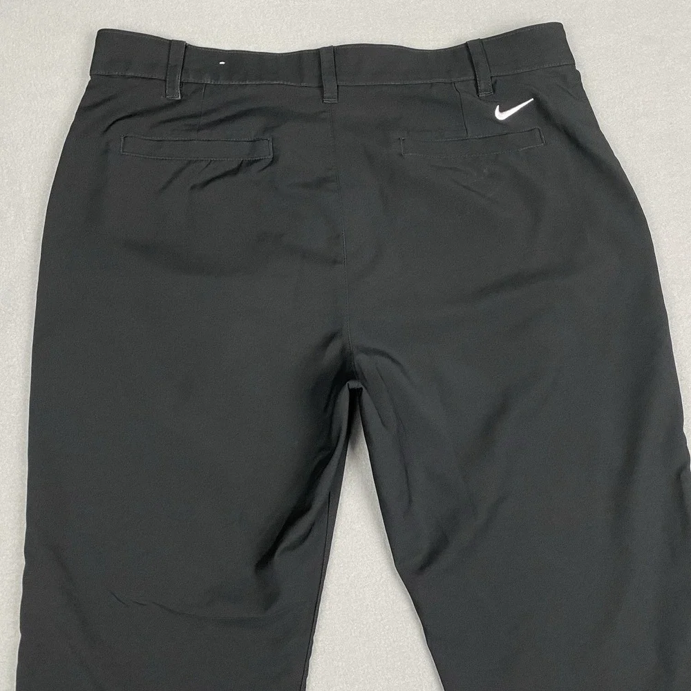 Nike Dri-FIT Victory Flat Front Straight Leg Golf Pants‎ Mens 36x31 Black